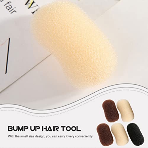 Mınkıssy Saç Hacmi Klip Bump It Up saç tokası, 5 adet Hacim Saç Tabanı Ekler Kabarık Saç Dolgu Sünger Saç Pedi Bump