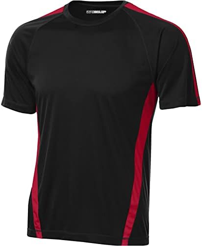 Joe's ABD erkek Kısa Kollu Nem Esneklik 2 Renkli Atletik Tişörtler