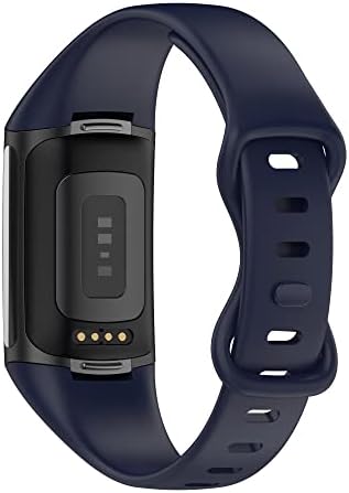 Gheper 3 Paket Slim fit Bantları Fitbit Şarj ile Uyumlu 5 akıllı saat kordonu Yumuşak Silikon Yedek Spor Bileklik