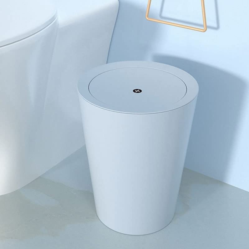XBWEI çöp tenekesi Sallamak Kapak Tipi Ev Basit Banyo Büyük Oturma Odası Yatak Odası Tarzı Kağıt Sepeti (Renk: OneColor