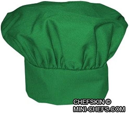 CHEFSKIN Orijinal Lite Şef Yetişkin 2x Önlük+şapka Kireç Rengi