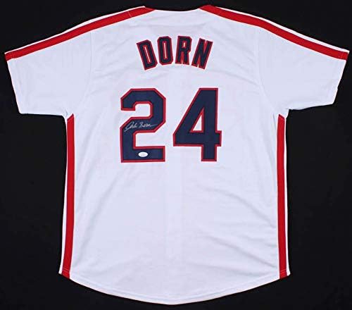 Corbin Bernsen İmzalı Roger Dorn 'Major League' Beyzbol Forması İmzaladı-JSA COA