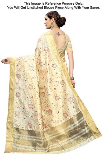 Peegli Saree Hintli kadın Pamuk Polyester İpek Saree Dokuma Geleneksel Sari