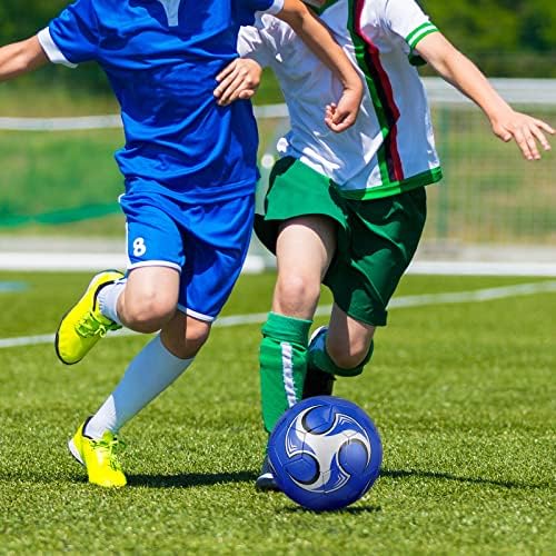 Pompalı 3 Paket Futbol Topu Boyut 4 Boyut 5 Serin Resmi Boyut Futbol Topu Makine Dikişli Gençlik ve Yetişkin Futbolcular