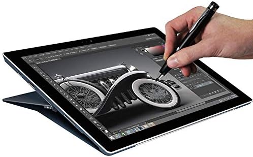 Navitech Broonel Siyah İnce Nokta Dijital aktif iğneli kalem ile Uyumlu Lenovo Thinkpad X1 Yoga