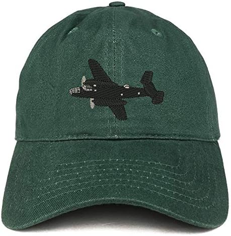 Trendy Giyim Mağazası Warbirds Uçak İşlemeli Yapılandırılmamış Pamuklu Baba Şapkası