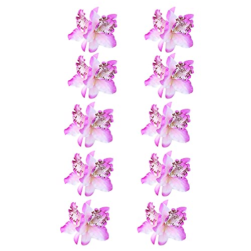 2023 Yeni Zambak Çiçekler Saç Orkide Gelin Şifon Düğün Klip Kadın Klipleri saç tokası Saç Tokalarım Renkli (I, Bir
