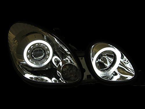 Anzo ABD 121143 Lexus Projektör Halo / Krom Temizle Amber Reflektörler far takımı - (Çiftler halinde Satılır)
