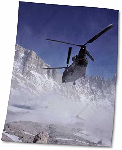 3dRose ABD, Kaliforniya, Chinook Arama Kurtarma Helikopteri-US05 GRE0042 -... - Havlular (twl-142682-3)