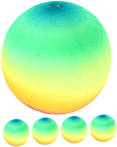 Toyvıan 10 Adet Pat Topu Çocuk Oyuncak Kabarık Topları Çocuklar için Futbol Oyuncak PVC Renkli Oyun Alanı Topları