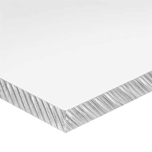 Polikarbonat Plastik Levha, Şeffaf, 1.000 inç Kalınlığında x 24 inç Genişliğinde x 24 inç Uzunluğunda