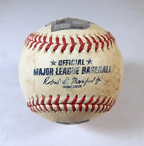 2022 New York Mets Miami Marlins İkinci El Beyzbol Oyunu Pablo Lopez Mark Canha Top-İkinci El Beyzbol Oyunu