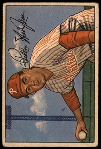 1952 Bowman Normal Beyzbol kartı20 Philadelphia Phillies'ten Willie Jones İyi Not aldı