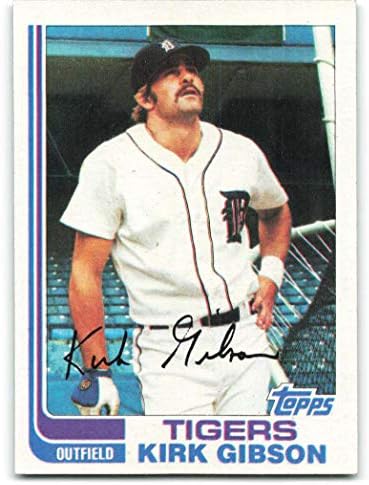 Beyzbol MLB 1982 Topps 105 Kirk Gibson 105 ESKİ / NM Kaplanlar