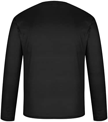 Erkek Bahar Üstleri Moda 3D Kas Baskılı Bluz Casual Uzun Kollu T-Shirt Erkek Grafik Tee Yuvarlak Boyun Kazak