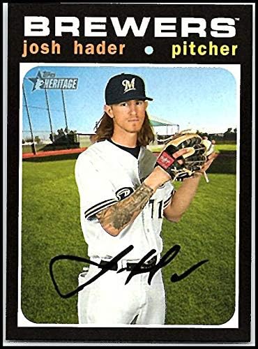 2020 Topps Mirası 87 Josh Hader Milwaukee Brewers Beyzbol Kartı
