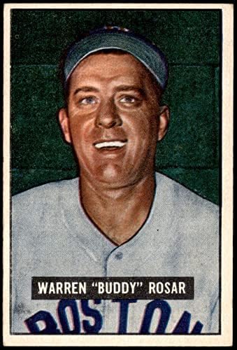 1951 Okçu 236 Buddy Rosar Boston Red Sox (Beyzbol Kartı) ESKİ Red Sox