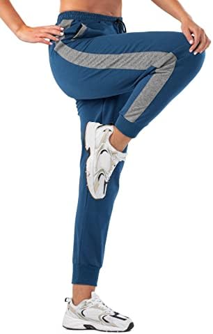 OUTSON kadın Hafif Joggers Pantolon Hızlı Kuru Koşu Pantolon Atletik Egzersiz Aktif eşofman altları Salonu Cepler