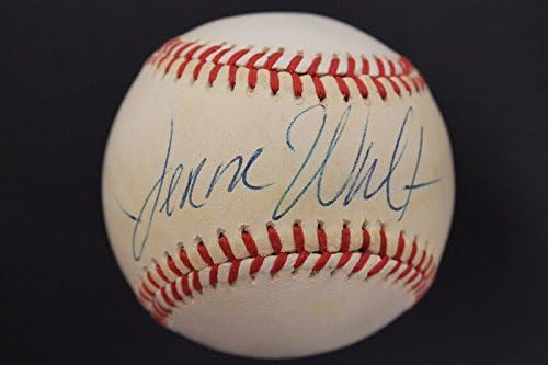Jerome Walton Cubs 1989 NL ROY İmzalı Resmi MLB İmzalı Beyzbol JSA F İmzalı Beyzbol Topları