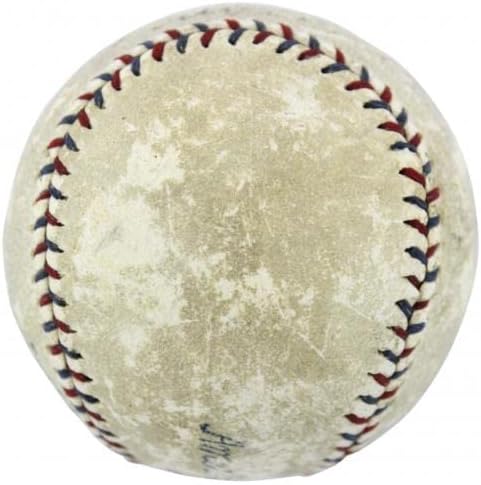 Yankees Babe Ruth & Lou Gehrig İmzalı Oal Beyzbol JSA & PSA T11394-İmzalı Beyzbol Topları