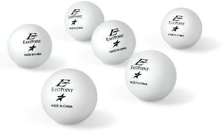 EastPoint 1 Yıldızlı Masa Tenisi Topları (36'lı Paket), Beyaz, 40mm Atletizm, Egzersiz, Egzersiz, Spor, Fitness