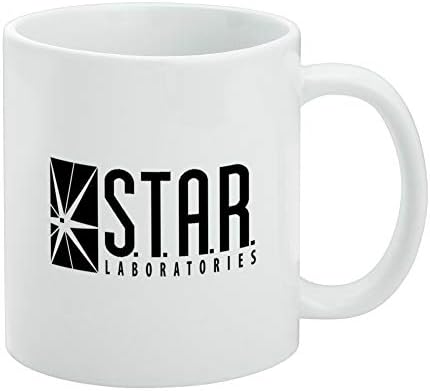 DC Comics Flaş TV yıldız Labs Logo Seramik Kahve Kupa, yenilik Hediye Kupalar için Kahve, çay ve Sıcak İçecekler,