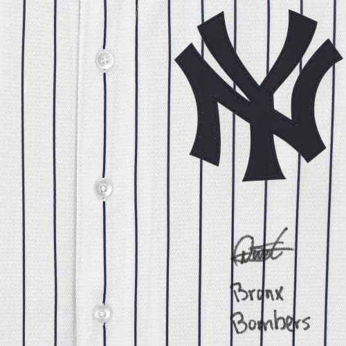 Deivi Garcia New York Yankees İmzalı Beyaz Nike Replika Forması Bronx Bombacıları Yazıtlı-İmzalı MLB Formaları