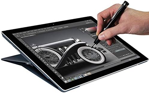 Broonel Siyah Mini İnce Nokta Dijital aktif iğneli kalem ile Uyumlu Acer Aspire 5 A515-54G-59WR / Acer Aspire 3 A315-42