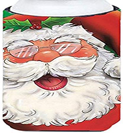 Caroline's Treasures AAH7262TBC Neşeli Noel Baba Uzun Boylu Çocuk Kucaklayıcı, Soğutucu Kol Kucaklayıcı Makinede Yıkanabilir