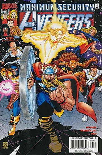 Yenilmezler (Cilt. 3) 35 VF/NM ; Marvel çizgi romanı / Maksimum Güvenlik John Romita