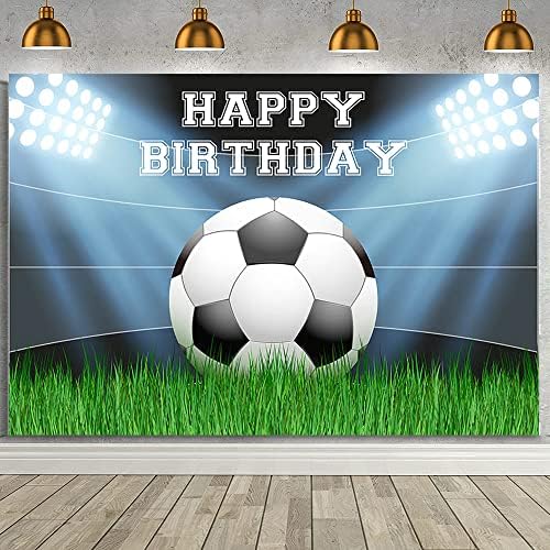 AIBIIN Futbol Doğum Günü Partisi Zemin Futbol Sahası Fotoğraf Arka Plan Futbol Parti Süslemeleri Zemin Erkekler için