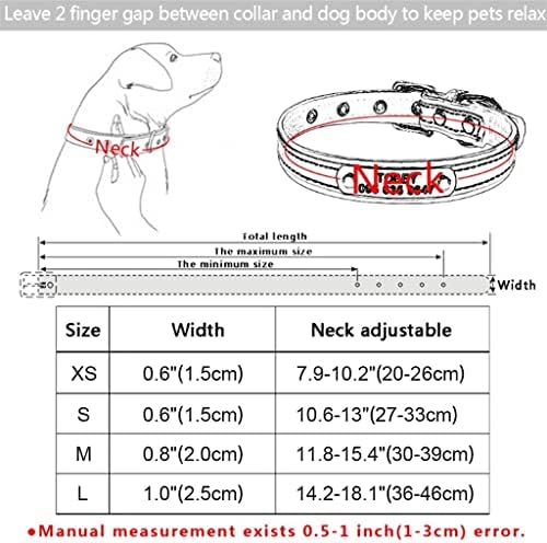 DHTDVD Kişiselleştirilmiş köpek tasması Deri Taklidi Bling Takılar Özel Evcil Köpekler Kedi Adı (Renk : Siyah-jojo'nun