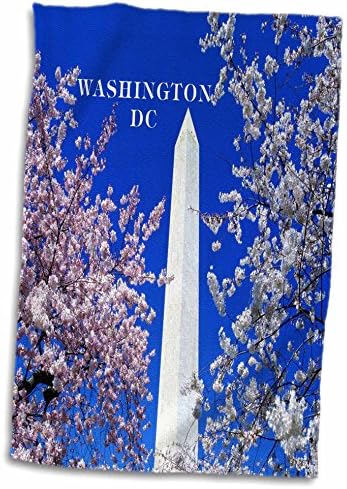 Washington Anıtı'na Karşı 3 Damla Kiraz Çiçeği-Havlular (twl-80803-1)