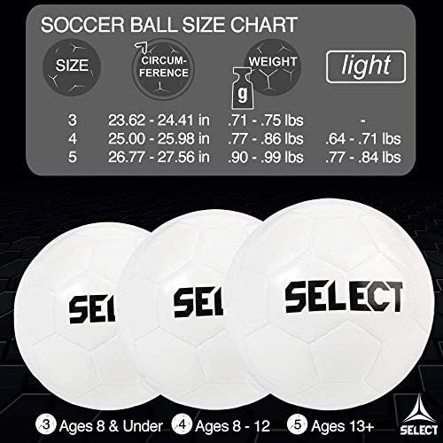 Seçin Brillant Super V22 Futbol Topu, Beyaz / Gri / Mavi, Beden 5