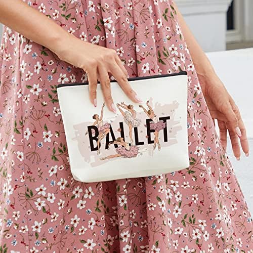 fkovcdy Bale aktris makyaj çantası balerin bale ayakkabı çantası dans eden kız dansçı kız kız resital hediye kız bale