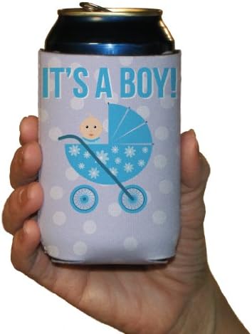 VictoryStore Kutu ve İçecek Soğutucuları-Yeni Bebek, Bu Bir Erkek 6 Farklı Tasarım, 6'lı Set