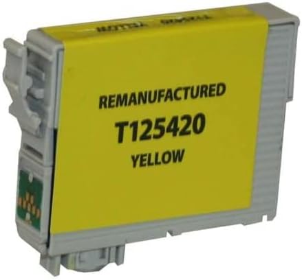 Clickinks Yeniden Üretilmiş Sarı Mürekkep Kartuşu Değiştirme Epson 125 için Stylus ile kullanım için NX125 NX127 NX130