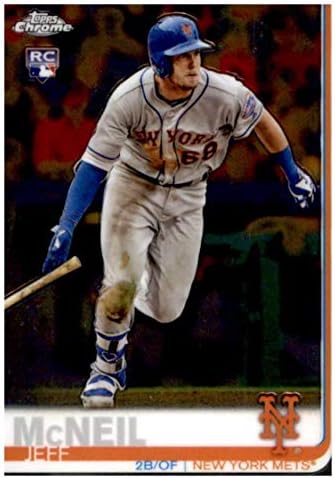2019 Topps Krom Beyzbol 152 Jeff McNeil RC Çaylak New York Mets Resmi MLB Ticaret Kartı (Not: herhangi bir tarama