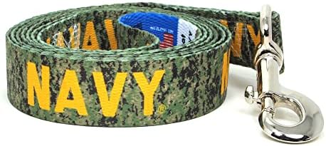 ABD Donanması Camo Köpek Tasması / Donanma Amblemi / Resmi Lisanslı / ABD'de Üretilmiştir / Kamuflaj Deseni