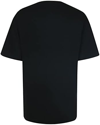 Yazlık gömlek Kadınlar için, Bayan Kısa Kollu Mektup Baskı Komik Tişörtleri Casual Gevşek Tees Crewneck T-Shirt
