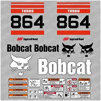 Bobcat 864 Turbo Yükleyici Satış Sonrası Çıkartması / Aufkleber / Adesivo / Etiket / Yedek Set