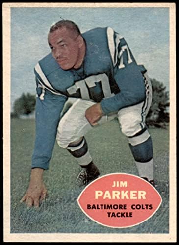 1960 Topps 5 Jim Parker Baltimore Colts (Futbol Kartı) ESKİ Colts Ohio St