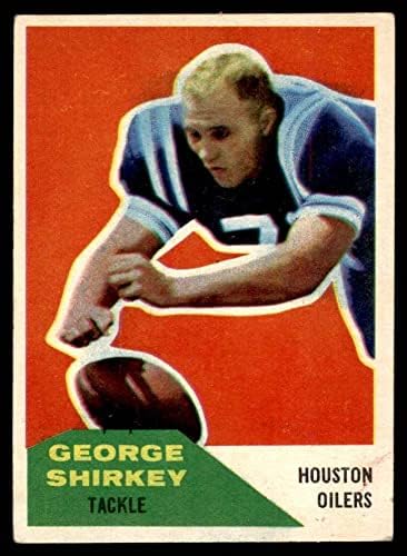 1960 Fleer 12 George Shirkey Houston Oilers (Futbol Kartı) VG/ESKİ Oilers