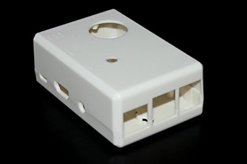 sb bileşenleri SPI Kutusu Ahududu Pi 2 Beyaz Kılıf ile anahtarı montaj Noktaları PIR ve Ahududu Pi Kamera Modülü