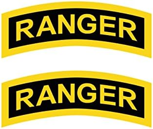 Iki Paket Amerika Birleşik Devletleri Ordusu Rangers Sticker FA Graphix Çıkartması Kendinden Yapışkanlı Vinil Elite