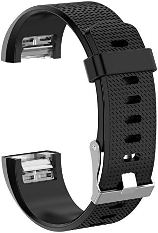 Zeehar Ysang Yumuşak Silikon Watchband Bileklik Ayarlanabilir Spor Band Fitbit Şarj 2 için Yedek