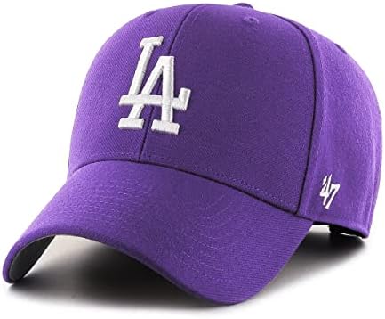 '47 Los Angeles Dodgers Mens Womens MVP Ayarlanabilir cırt cırt Mor Şapka