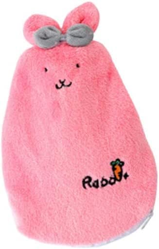 SCAPH Karikatür Tavşan Şekli Sıcak Su Torbası Kalınlaşmak Sıcak Su Torbası el ısıtıcı Ayrılabilir Kapaklı Kızlar için