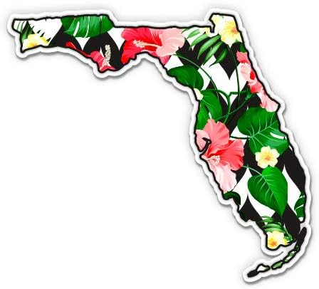 GT Grafik Florida Tropikal Desen Sevimli vinil yapışkan Su Geçirmez Çıkartma