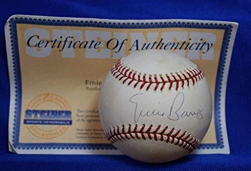 Ernie Banks Steiner Coa İmzalı Ulusal Lig ONL İmzalı Beyzbol - İmzalı Beyzbol Topları